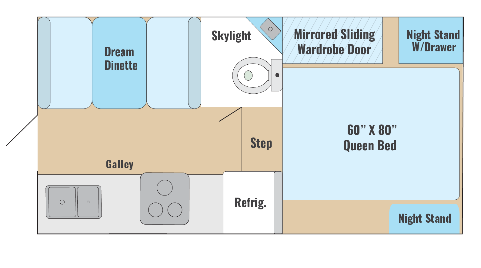 2021 ALP ADVENTURER 901SB, , floor-plans-day image number 0