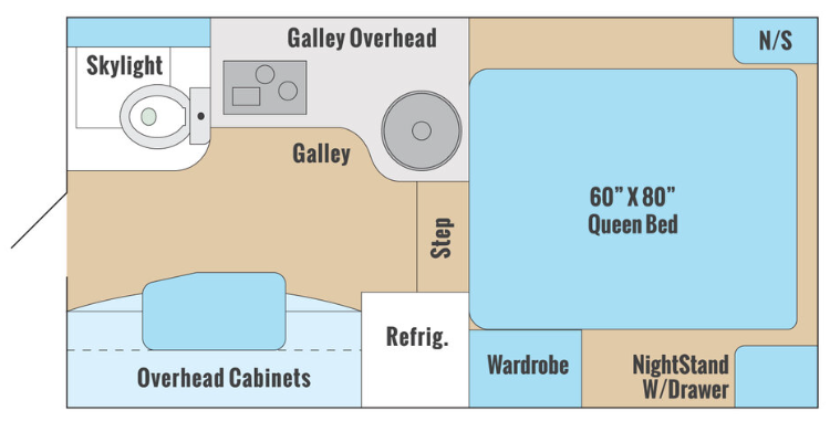 2023 ALP ADVENTURER 80RB, , floor-plans-day image number 0