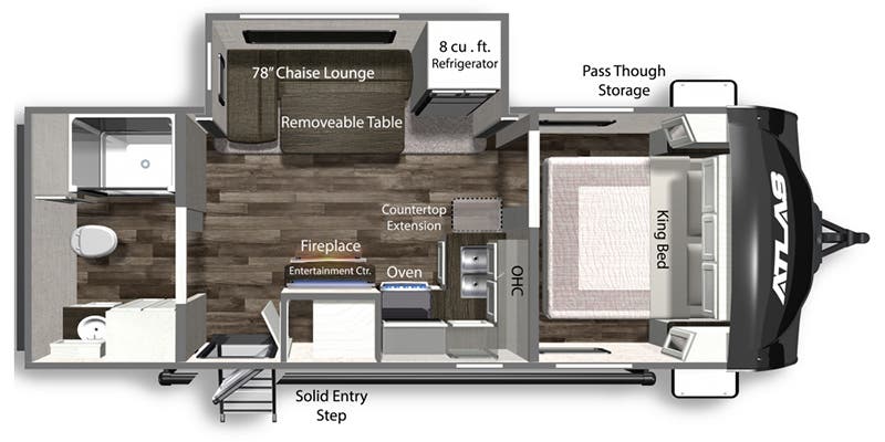 2022 DUTCHMEN ATLAS 2902BH, , floor-plans-day image number 0