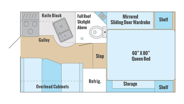 2018 ALP ADVENTURER 86FB, , floor-plans-day image number 0