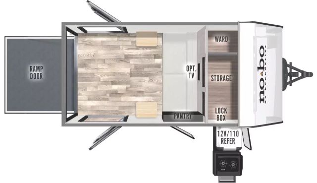 2024 FOREST RIVER NO BOUNDARIES 10.6, , floor-plans-day image number 0