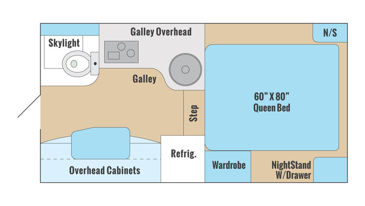 2023 ALP ADVENTURER 80RB, , floor-plans-day image number 0