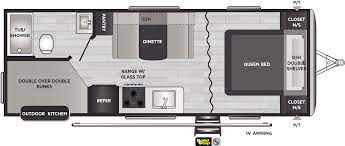 2022 KEYSTONE SPRINGDALE 220BHWE, , floor-plans-day image number 0