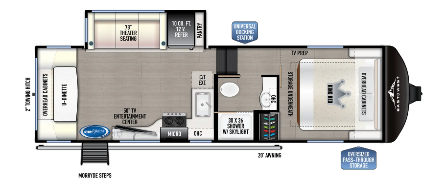 2024 EAST TO WEST RV TANDARA 26RD