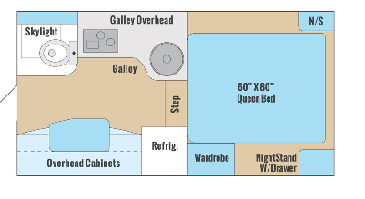 2023 ALP ADVENTURER 80RB, , floor-plans-day image number 0