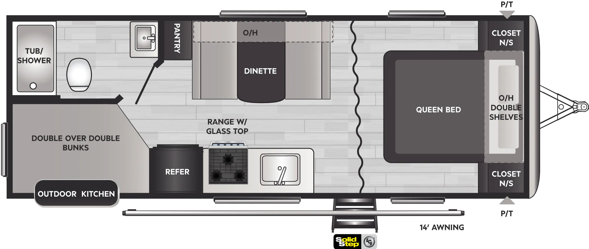 2023 KEYSTONE SPRINGDALE 220BHWE, , floor-plans-day image number 0