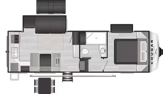 2024 KEYSTONE COUGAR 1/2 TON 23MLE