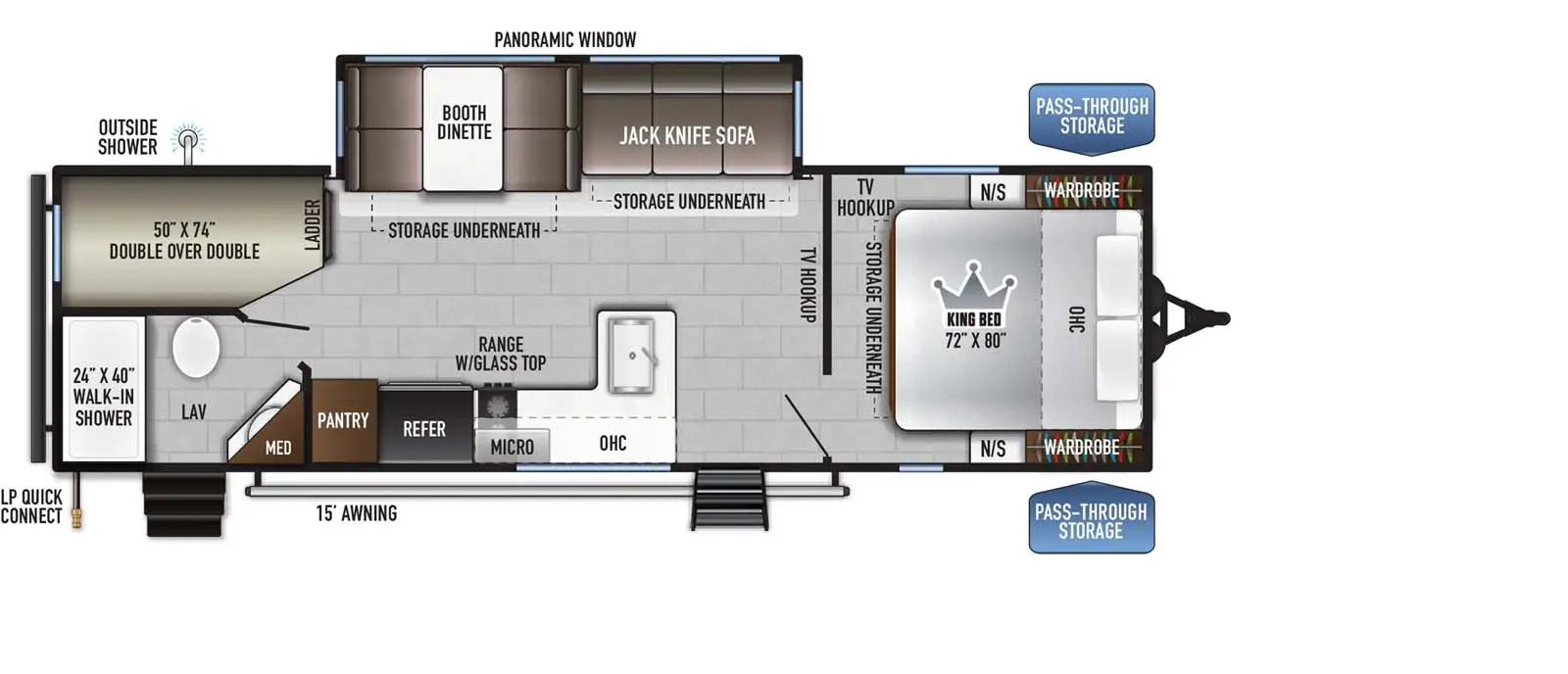 2024 EAST TO WEST RV DELLA TERRA 255BHLE