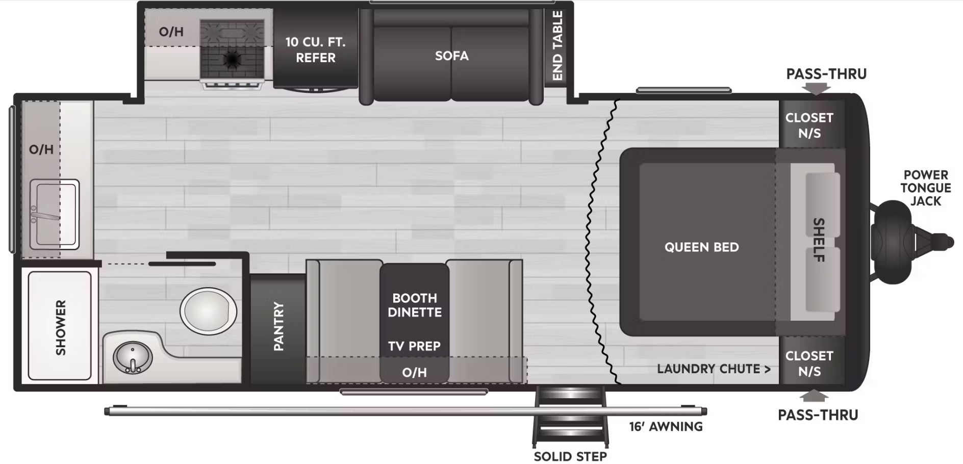 2024 KEYSTONE SPRINGDALE 220MLWE, , floor-plans-day image number 0