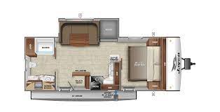 2023 JAYCO FEATHER 22RB, , floor-plans-night image number 0