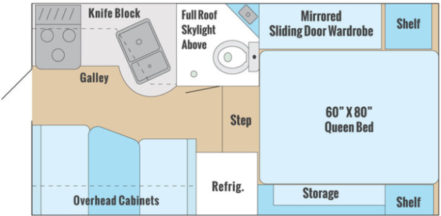 2023 ALP ADVENTURER 86FB, , floor-plans-day image number 0