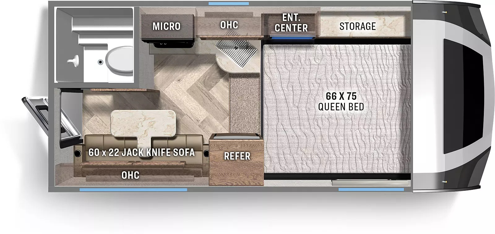 2024 FOREST RIVER PALOMINO HS750, , floor-plans-day image number 0