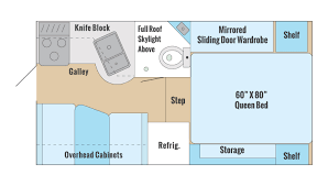 2017 ALP ADVENTURER 86FB, , floor-plans-day image number 0